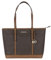 MICHAEL KORS Damen Jet Set Travel Sling Bag, Braun