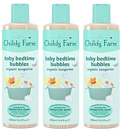 Childs Farm - Baby Body Wash, reinigt sanft und spendet Feuchtigkeit, empfindliche Haut, geruchlos, geeignet für Neugeborene, 3 x 500 ml