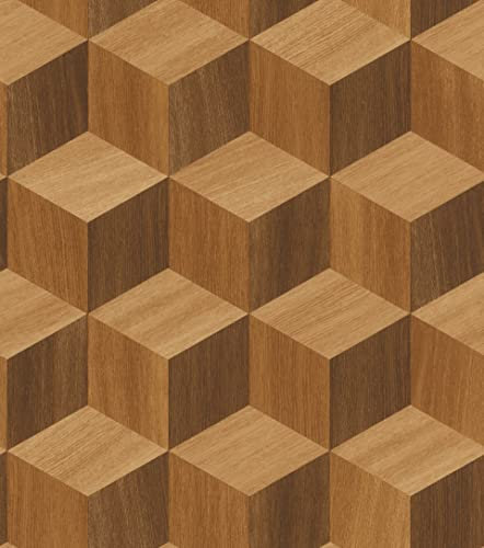 Rasch Tapeten Vliestapete (Industrial) Braun beige 10,05 m x 0,53 m Selection Vinyl/Vlies 833744