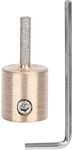 Fyearfly Juego de Brocas de Pulido, Herramienta abrasiva de Vidrio de cerámica de Broca de Diamante para Amoladora de Vidrio de Diamante Interior(MCB18)