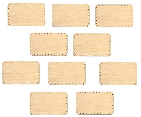 Zita's Creative 10X Korbboden eckig, 16x26cm für 3mm Peddigrohr - Flechten, Korbflechten, Schilf Set, Peddigrohr, Flechtmaterial, Flechtset, Rattan