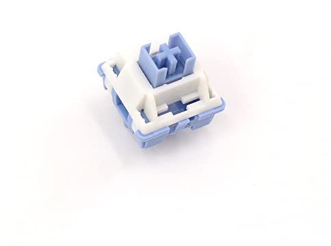 DucKey Outemu Cream Switch, 5-Pin Pre-lubed RGB Linear Silent Clicky Switch for Benutzerdefinierte Mechanische Gaming Tastatur (Color : Clicky Cream Blue, Size : 70PCS)