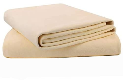 2 Pack Chamois Leathers for Cars Natural Chamois Leather Car Washing Towels Super Absorbent Car home Window Glass Quick Drying Cleaning Cloth Cars Towel(30x40cm)