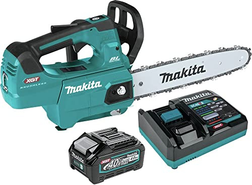 XGT 12 in. 40V MAX BRUSHLESS Battery TOP Handle Electric Chainsaw KIT 4.0AH