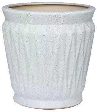Maceta Macetas de cerámica con orificio de drenaje for plantas, macetas decorativas for interior y exterior, maceta redonda grande for orquídeas suculentas Plantas de la casa, suculentas, flores. ( Co