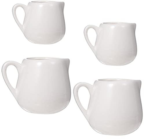 SHERCHPRY 4stücke Keramische Milchkanne Mit Griff Multifunktionale Saucen Und Milchbecher Für Im Restaurant Oder Zuhause Sets