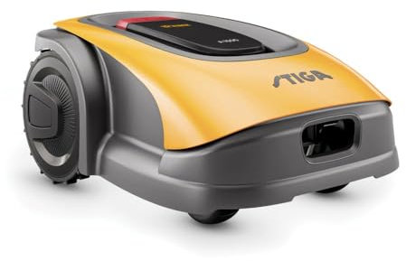 STIGA A1500 Autonomer Rasenmäher Roboter. Mähroboter ohne Begrenzungskabel (max. 2500m²). App-Steuerung, 45% Steigung, 10 Mähzonen. Rasenroboter mit GPS RTK Navigation & 4G. Antennen-FREI