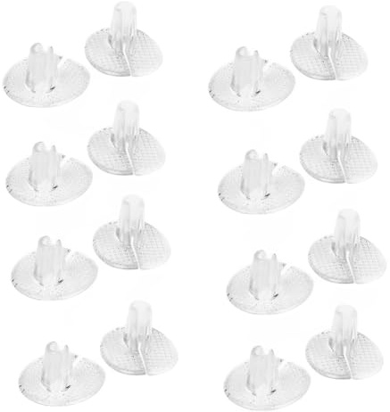 LATRAT 8 par tåskydd flip flop tåskydd transparent flip flops flip flops skydd silikon för kvinnor och män, blåsor skydd