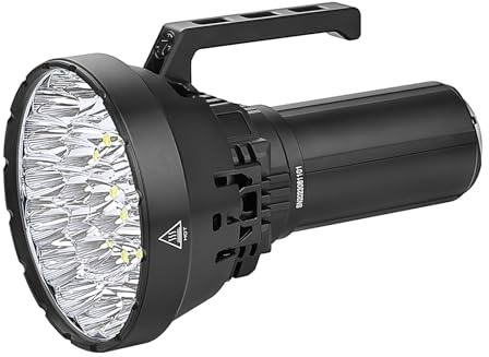IMALENT MS32 200,000 Lumens Brightest Flashlight, 1618m Long Range LED Torch with Advanced Cooling System, 100W USB-C Fast Charging for Outdoor Emergency Rescue Tactical Use