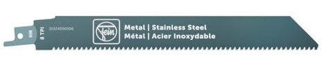 FEIN Säbelsägeblatt HM 205 T8 MSS für Metall und Edelstahl für Akku-Säbelsäge ASAS 18-21 K AS