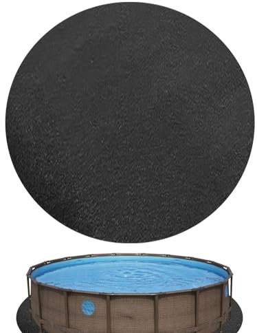 Mkiujhn Tappetino per piscina, Tappetino per piscina da 13 piedi, Tappetino per piscina fuori terra, Tappetino per vasca idromassaggio, Tappetino protettivo per piscina, portatili