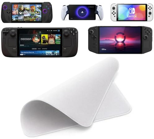 2 Pack Screen Cleaner Polishing Cloth Compatible with Legion GO 2/Rog Ally X/Nintendo Switch 2/Steam Deck Accessories,Soft and Nonabrasive Material for Smart Devices Screen