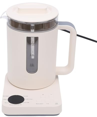 Bouilloire électrique en Verre de 1,2 L de Grande capacité, Machine à thé Chaude Intelligente pour Soins de santé, pour L'hydratation Quotidienne, la Préparation du thé, la