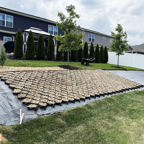 Grillage de gravier haute performance pour jardin et aménagement paysager, idéal pour les allées et les allées (1 x 3 m)