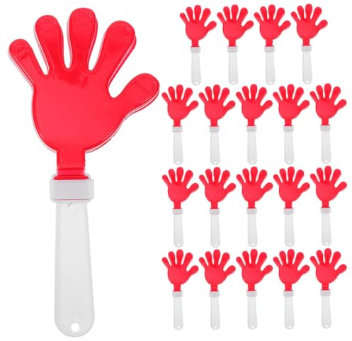 Kisangel 20 unidades de matracas para fiestas: Mini matracas para fiestas, ideales para eventos deportivos, cumpleaños y como recompensa.