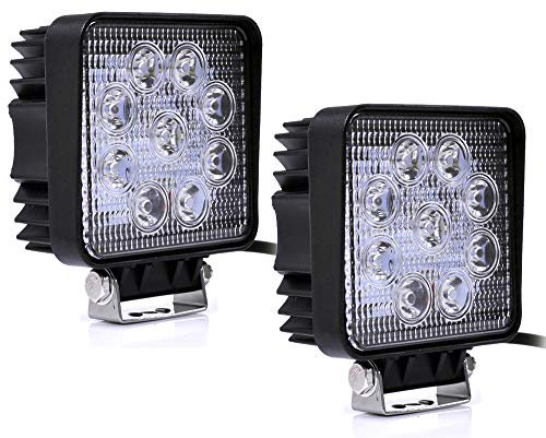 2X 27W LED Scheinwerfer Rückfahrscheinwerfer LED Lampe 12V 24V Flutlicht Reflektor Scheinwerfer Arbeitslicht SUV, UTV, ATV Arbeitsscheinwerfer Zusatzscheinwerfer