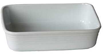 PIROFILA PORCELLANA RETTANGOLARE LISCIA GASTRONOMIA cm.27x22x8h
