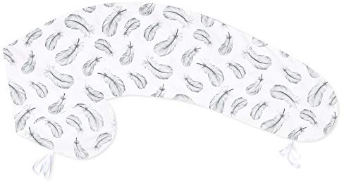 Amilian Bezug Kissenbezug Ersatzbezug Pillow Cover für Stillkissen Stillkissen XXL Stillkissen Seitenschläferkissen Lagerungskissen Seitenschläferkissen Lagerungskissen Baby ca. 170cm