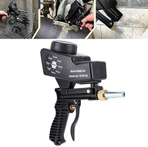 Omabeta Sandstrahlpistole mit großer Kapazität für die Autowäsche(Schwarz)