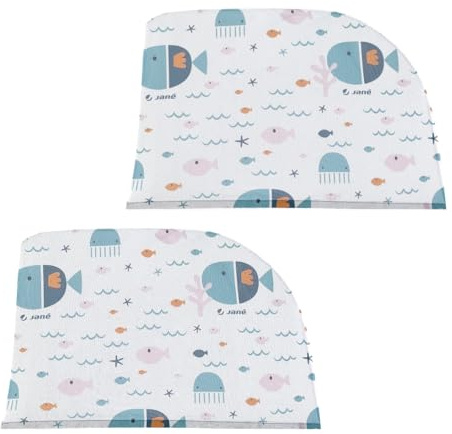 Jané Parasol Coche Bebé Ventana, Protección Solar UV 30+, Antimosquitos, Universal, Transpirable, Pack 2 Unidades, Talla XL, Azul