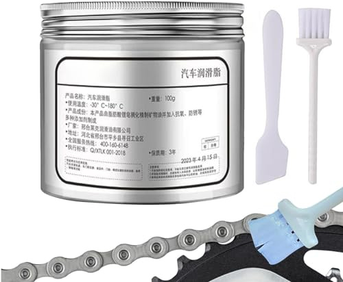 Grasa lubricante para automóviles, Grasa para manijas de puertas de automóviles | Lata de compuesto lubricante | Grasa multiusos para todo tipo de clima, 100g, que garantiza resistencia a la fricción,