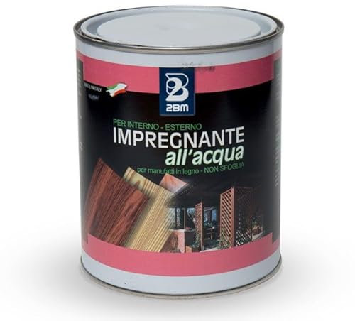 2BM Imprägnierung auf Wasser, transparent, präventive Behandlung, verbessert die natürliche Schönheit, für den Innen- und Außenbereich, ideal für Holz, Sperrholz, Spanplatten, Kork und