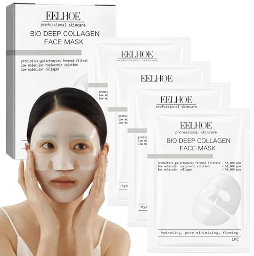 Bio Deep Collagen Mask Overnight - Collagen Face Mask - Coll-agen Mask for Hydrating，Nourishing，Firming - Face Masks Beauty - Face Masks Skincare for Deeply Hydrating