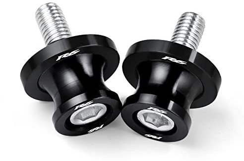 YULEGUDI Schwingenschutz Montageständer M6 Motorrad Schwinge Spools Heckständer Schrauben Schieber Für Y&amaha YZF R6 2015 2016 2017 2018 2019 2020 2021 Zubehör(Black)