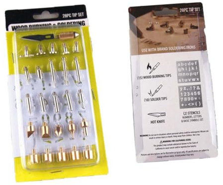 SHINEOFI Puntas De Soldadura Para Pirograbado Kit Para y Tallado Accesorios De Soldadura