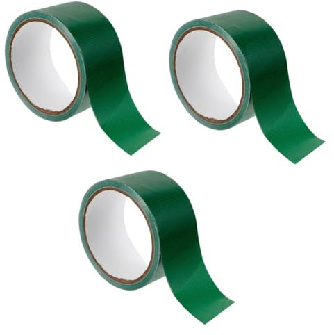 Kisangel 3rotoli Nastro Per Riparazione Per Adesivo Pratico e Versatile Per Teloni Tessuti e Vinile Facile Da Usare e Conservare