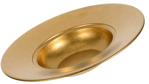 LIGIGWASH Plato Profundo De Acero Inoxidable Con Diseño Vintage Para Servir Pasta Ensaladas y Sopas Bandeja Versátil Para Cocina Italiana Apto Para Postres y Uso Diario
