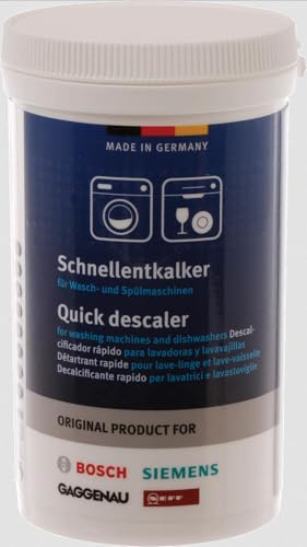 Decalcificante rapido BSH da 250 g – per lavatrice e lavastoviglie disincrostante compatibile con Bosch Siemens Neff e Gaggenau 00312330 00312524