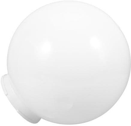 Cabilock Abat-jour sphérique Couverture pendaison mur plafond partie éclairage de sauna globes de remplacement pour lampadaire couvercle de plafonnier Acrylique blanche