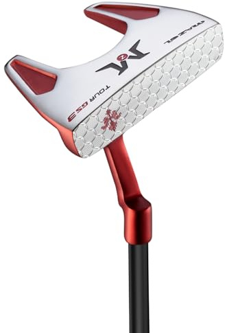 MAZEL GS3 Golf Putter for Men Right Handed 34 Inch, Premium Mallet Putter CNC Milled Face, Putter Headcover Included