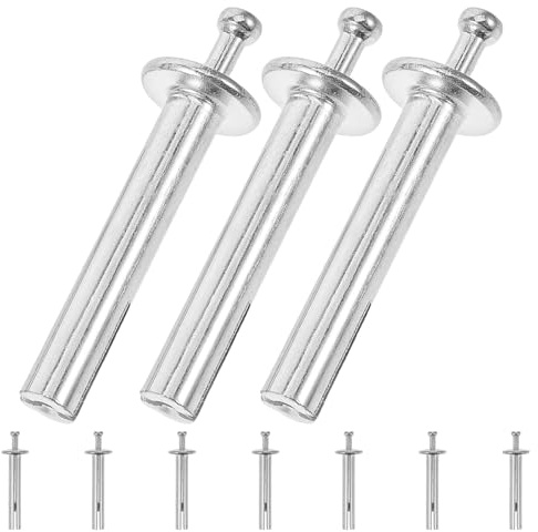 VILLFUL 10pcs Drive Nail In Anchors Heavy Duty Wall Expansion Nails for Concrete Masonry Brick Fixing Quick Installation Compact Lightweight Design for Professional Contractors and DIY