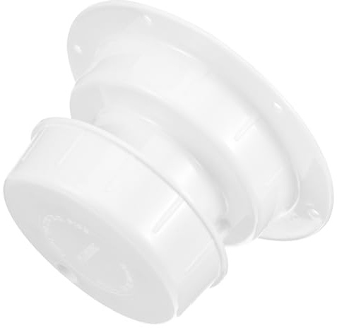TOPPERFUN Rv Plumbing Vent Cap Rv Sewer Vent Cover White Pp Material Ventilation Design Keeps Air Fresh Caravan Toilet Replacement