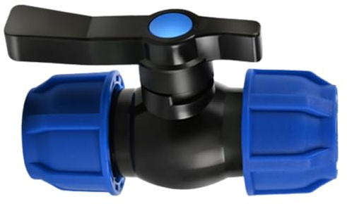 Raccord de tuyau en polyéthylène de 25 mm - Raccord pour tuyau en polyéthylène de 25 mm - Raccord de tuyau d'eau - Accessoire d'arrosage de jardin