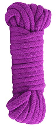 Doc Johnson Cuerda Bondage Cotton Rope Japanese Color Purpura - 200 gr