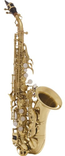 SML Paris Saxofón Soprano Curvado de Madera Dorado Do
