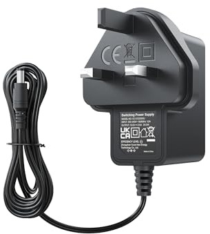 ZOSI 12V 2A 2000MA CCTV System Power Supply Adapter, UK Plug | AC 100-240V to DC 12V Transformer 2.1mm X 5.5mm and 4ft/1.2m Lead, for LCD, Router, Security Camera, Home Surveillance System