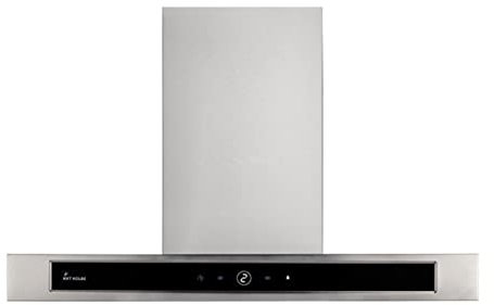 KKT KOLBE Dunstabzugshaube 60cm | Umluft Abluft | Wandhauben | Edelstahl | Schwarz Glas | Nachlaufautomatik | SensorTouch Bedienung | LED-Beleuchtung | DELTA6014TC