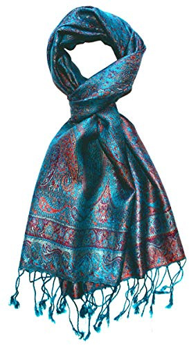 Lorenzo Cana Seidenschal für Männer Schal 100% Seide gewebt Herrenschal elegant Paisley Muster Ton in Ton