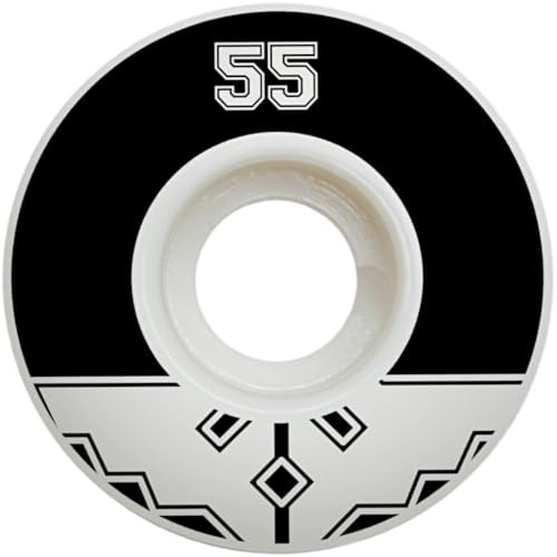 Fracture Skateboards Uni Classic Skateboard-Rollen, 55 mm, Schwarz