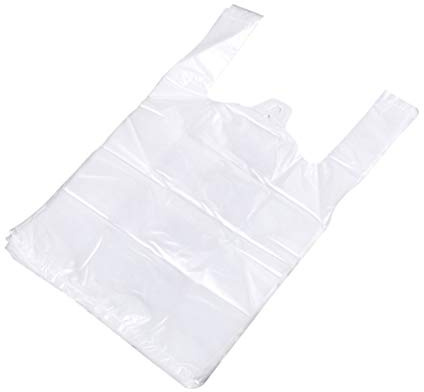 TOYANDONA Sac En Plastique Avec Poignée 100 Pièces 11.81X7.87 Pouces Sac D'Emballage Alimentaire Léger Pour Courses Supermarché Et Usage Quotidien