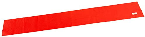 Steinmayer Tastenläufer Modell Kirstein Rot, Staubschutz für Klavier | Flügel und Digitalpiano, Größe: 121 x 14 cm, Passend für alle Instrumente mit 88 Tasten in Standardgröße, Farbe: Rot