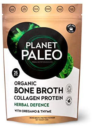 Organic Bone Broth Collagen Protein - Herbal Defence (250g)