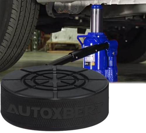 Coussinet de protection en caoutchouc pour cric de bouteille - Adaptateur de point de support - Outil de levage de voiture - Disque de levage latéral de 29 mm - Trou de 2/5-8 t - Crics hydrauliques