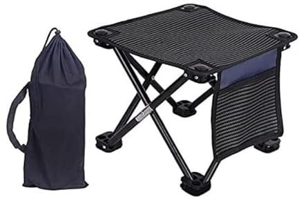 Outdoorstuhl Campingstuhl Klappstuhl Tragbarer Leichter Stuhl Klappbarer Erweiterter Sitz Aluminiumlegierung Ultraleichter Abnehmbarer Camping Angelstuhl Angelstuhl Faltstuhl Camping-Stühle ( Color :