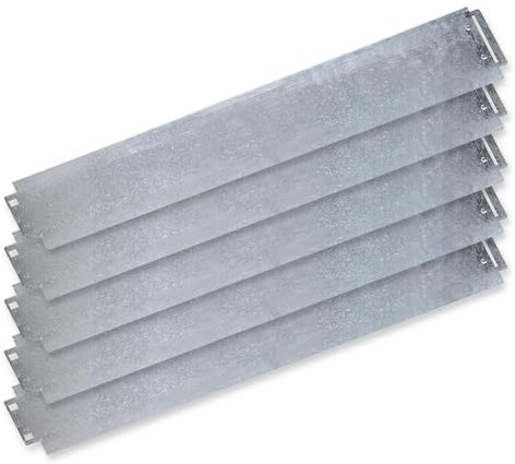 Rasenkante Zink 105x14cm Silber 35 Meter
