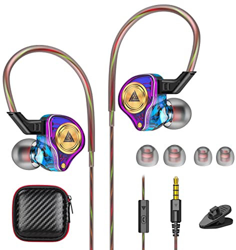 Couteurs,Écouteurs Filaire Intra-Auriculaires Oreillettes Filaires Ecouteur Casque et Ecouteurs Ergonomique Stéréo avec Micro et Controle Volume,Jack 3.5mm pour Samsung/Android/PC/Tablette,Coloré